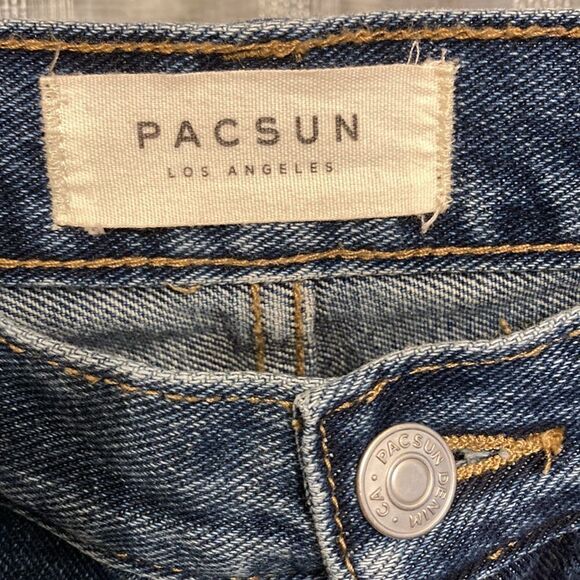 Pacsun Girlfriend Cut Cropped Denim - Picture 3 of 13